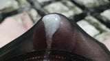 BLACK MESH PANTY WANK snapshot 9