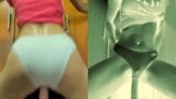 Girl fucked through little cotton panties snapshot 2