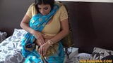 Ấn Độ em gái trong law với rất lớn ngực quyến rũ cô ấy devar snapshot 9
