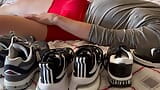 Long Hot Sneaker Play, Cum, Lick snapshot 4