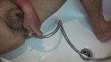 Shower hose enema followed by piss snapshot 1