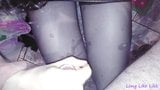 Cum on gray pantyhose snapshot 10