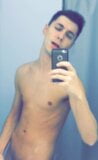 Skinny Twink wanking in the Bathroom snapshot 2