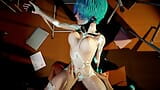 Sexo con una chica robot sexy en misionero en primer plano - clip corto snapshot 9