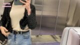 Crossdresser Exhibitionism - Bathroom Masturbation snapshot 9