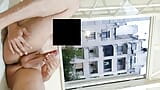 Risky masturbation flashing at open window front neighborhood 1 snapshot 10