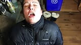 Nerd Wife MASSIVE Tongue Cumshot, Glasses & Puffer Jacket snapshot 16