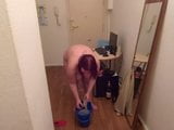 BBW nude cleaning an piss snapshot 1