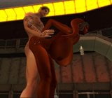 Fucking huge breasted orange Twi'lek in the club 1 snapshot 2