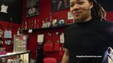 Angelina Castro con grandes tetas folla y chorrea en una tienda de sexo snapshot 2