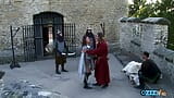 Warrior princess gets gangbanged after a sword fight on the walls snapshot 3