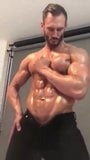 Oiled Muscle shows off - NO SOUND snapshot 5