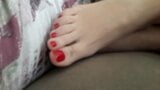 Gf shows sexy feet, toes soles snapshot 10