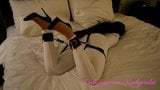 KinkyViolet Stuck in Leather and Gagged snapshot 1