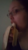 BBW OwnedSlut gags on banana snapshot 3