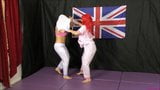 BRA & PANTIES MATCH (STRIP WRESTLING) - Loser gets Diapered snapshot 6