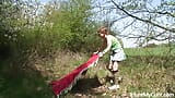 I hunt my cunt - shy russian teen Ivanna makes herself cum in nature snapshot 3