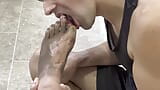Extreme dirty foot licking - you will clean my feet snapshot 7