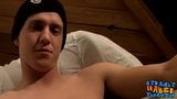 Straight Jock Gauger кончает после дрочки его соло с большим членом snapshot 3