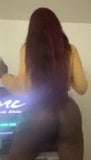 Big booty Chocolate Tranny Shaking Ass snapshot 5