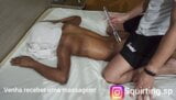 Massage d'éjaculations n ° 10 - fille noire de 23 ans, partie 1 snapshot 4