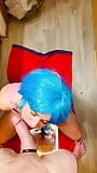 Blue Wig Blowjob snapshot 7