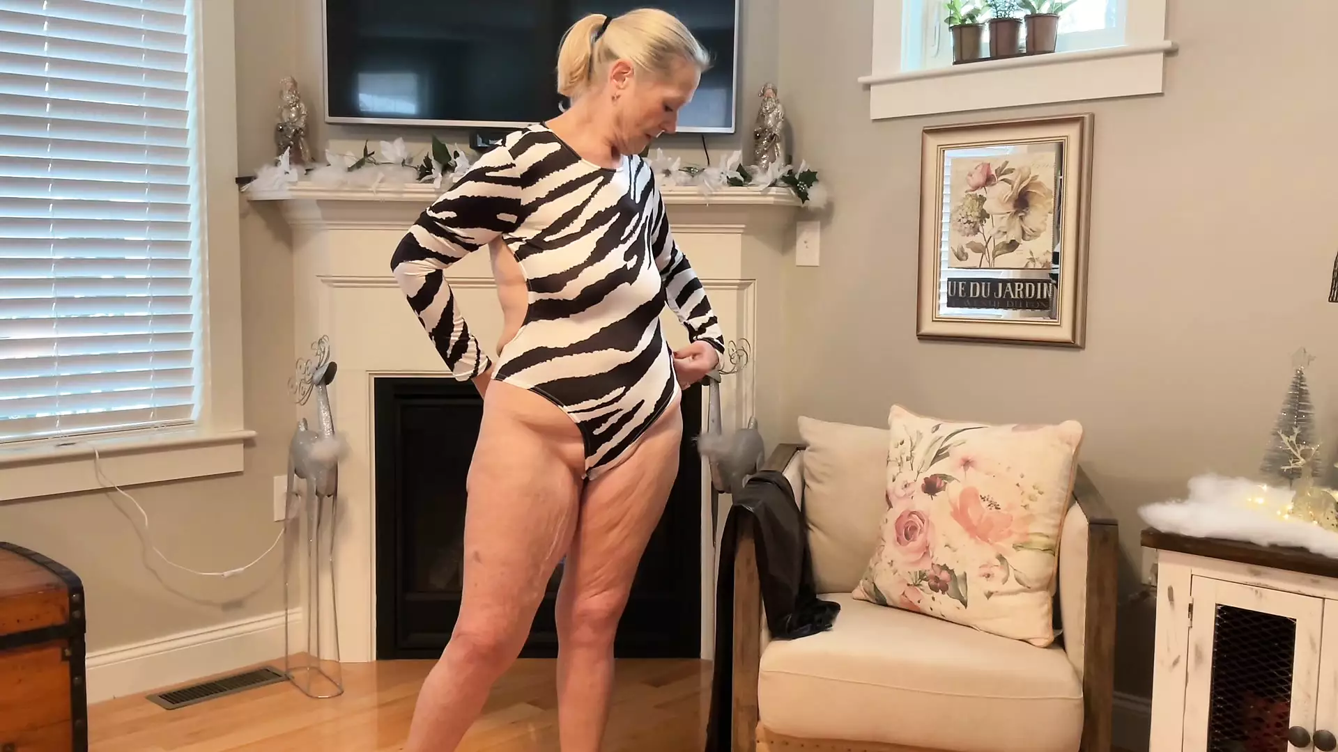 Danielle Dubonnet 65 Year Old MILF Try on 2: American Cougar Porn