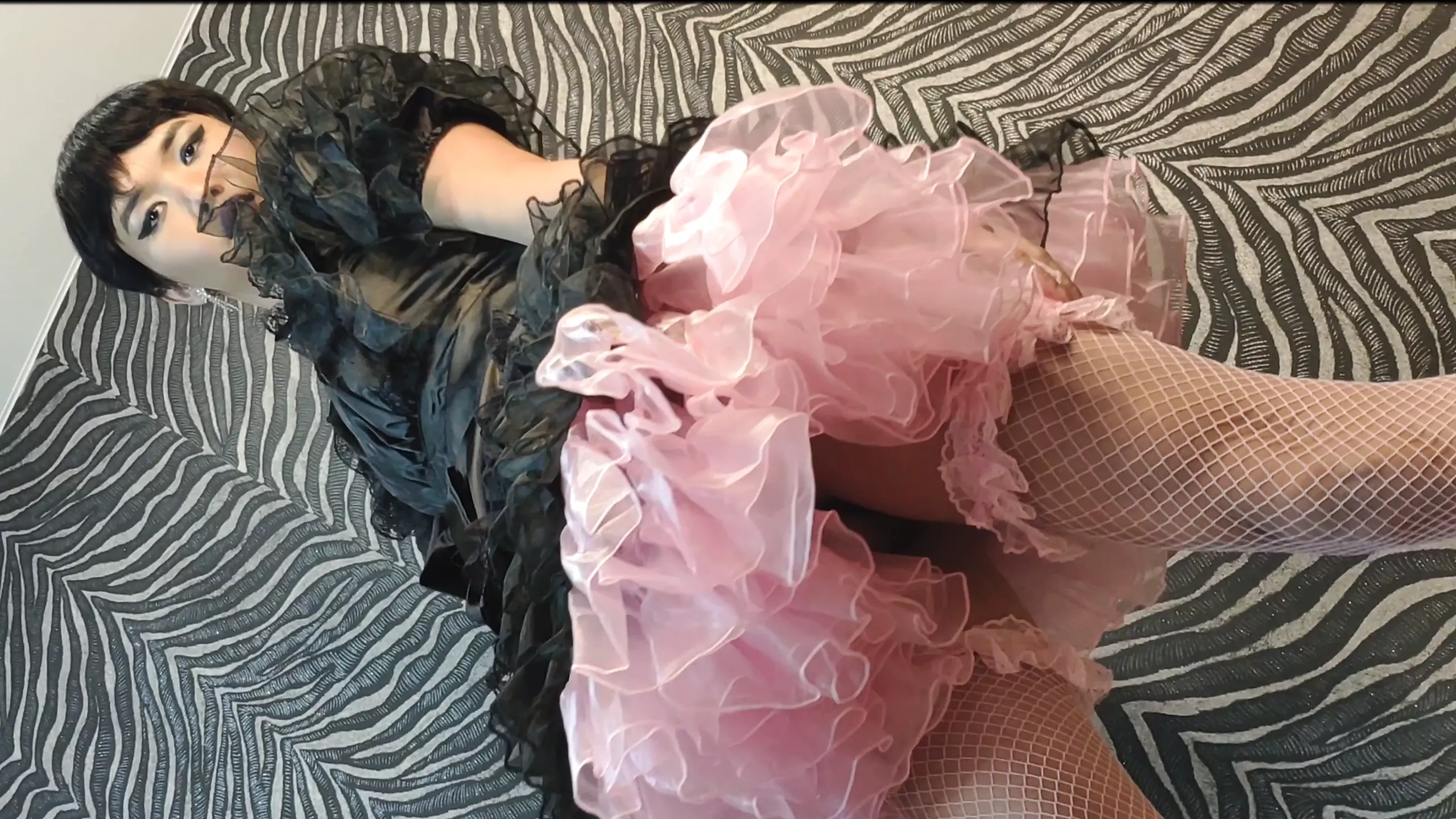 Anime japoneză sexy îmbrăcată în bimbo
