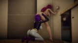 Teen Titans: Starfire x Raven Besos calientes + Cunnilingus sexo lesbico snapshot 16