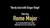 Zwarte stier Rome Major neukt nerds meisje Ginger Reigh! snapshot 1