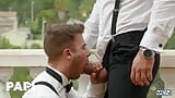 Allen King Kneels Down To Greedily Suck On Sir Peter’s Long, Thick Dick Before Taking A Ride On It - PAPI snapshot 9