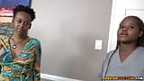 Masseuse And Assistent Interracial Big Dick Threesome - AfricanFuckTour snapshot 3