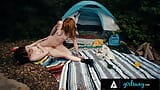 GIRLSWAY - Redhead Lacy Lennon & Her Sexy Neighbor Have A Hard Secret Affair During A Camping Trip snapshot 17