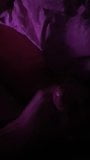 Cumming in purple light snapshot 1