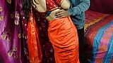 Cute Saree blBhabhi Gets Naughty With Her Devar for roughsex after ice massage on her back in Hindi snapshot 4