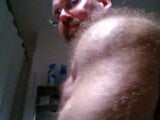 OMG ! Bald Hirsute Mature Shows His Hairy Back And Chest snapshot 8