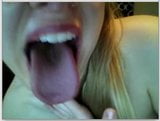 Horny blonde wants cum in her mouth on chat snapshot 4