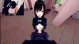 Reika - Sex in a public toilet during a mission (Gantz) snapshot 5