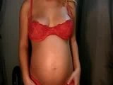 preggo girl in webcam snapshot 6