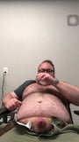 Stocky daddy cum in office snapshot 10