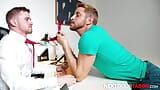 Naughty Stepbro Flip Fucks Hunk In Office - NextDoorTaboo snapshot 3