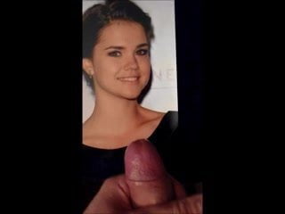 Maia mitchell cumtribute (2cams, slomo)
