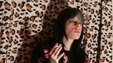 Sexy goth domina smoking 2 pt2 HD snapshot 1