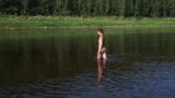 Nude in Volga River snapshot 4