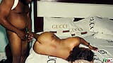 첫 포르노에서 Krissyjoh의 흑인 대물 자지 따먹히는 금박(연속) snapshot 14
