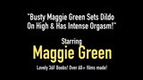 Busty Maggie Green Sets Dildo On High & Has Intense Orgasm! snapshot 1