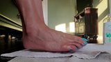 Long Toenails in Blue snapshot 2