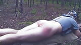 Wife spanking in the forest snapshot 15