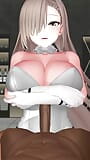 Asuna Boobjob - 6i - Editan Warna Baju Ungu Smixix snapshot 9