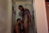 Two hairy guys fuck in the shower snapshot 2